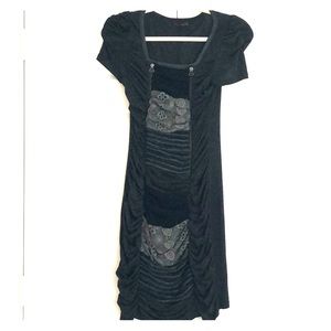 Draped black dress Custo Barcelona